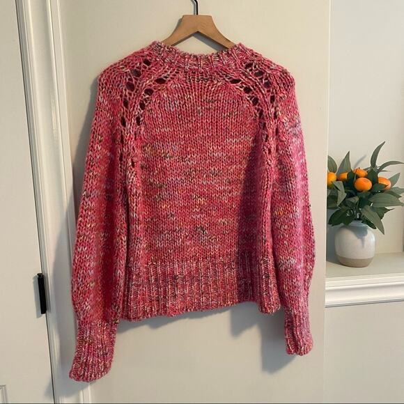 MUNTHE Pink Chunky Marled Sweater 36 Small - Picture 16 of 16